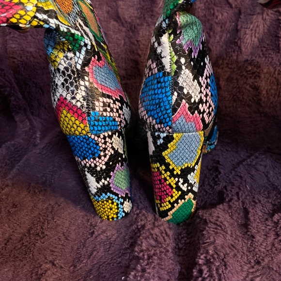 Euyzou Snake skin look Boots size 38 - Picture 3 of 6